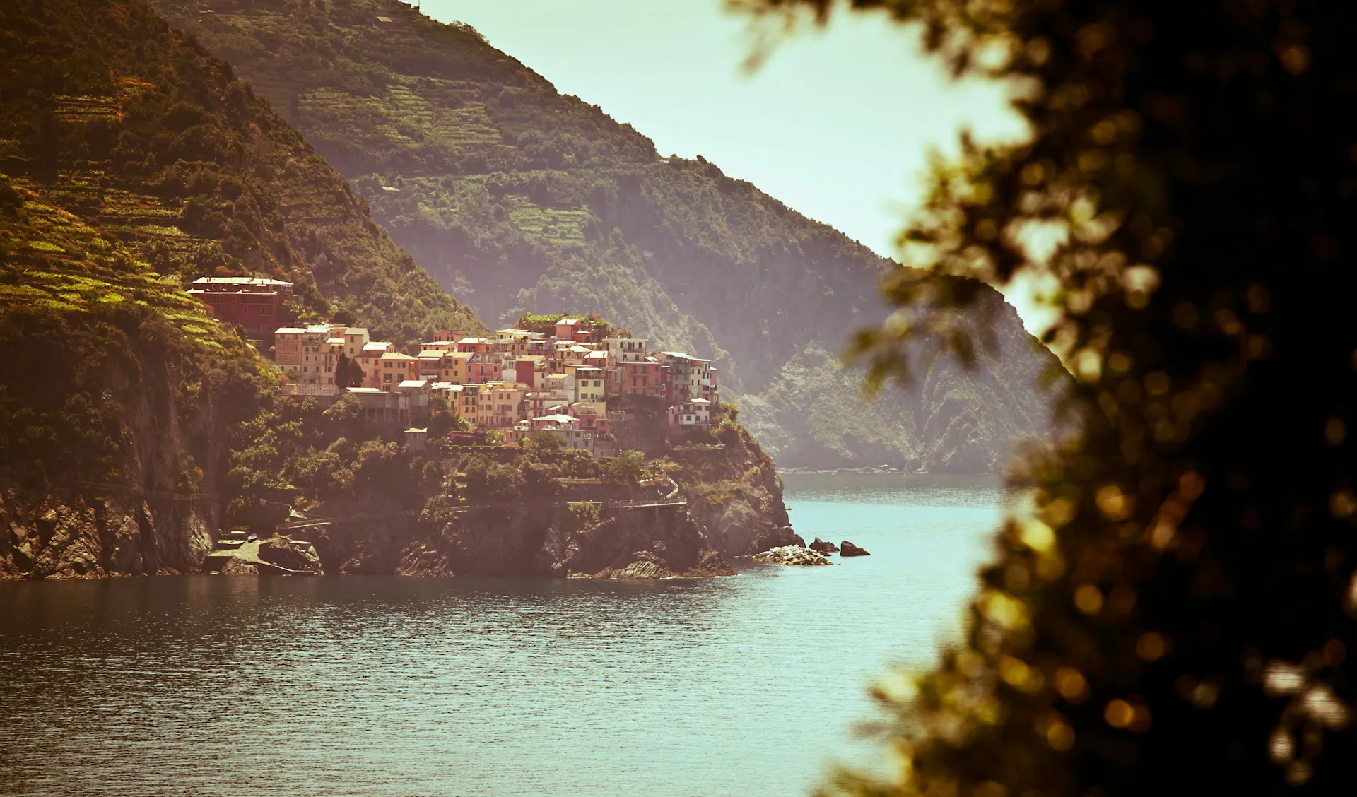 View of the Cinque Terre