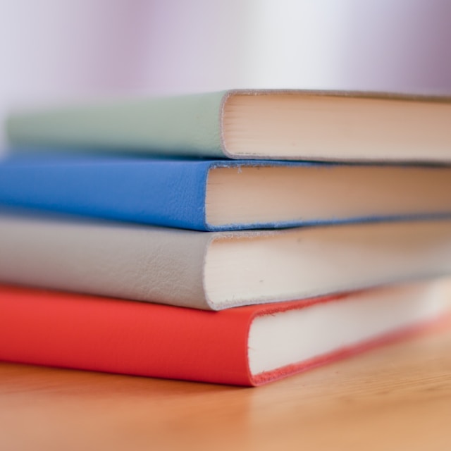 A pile of books